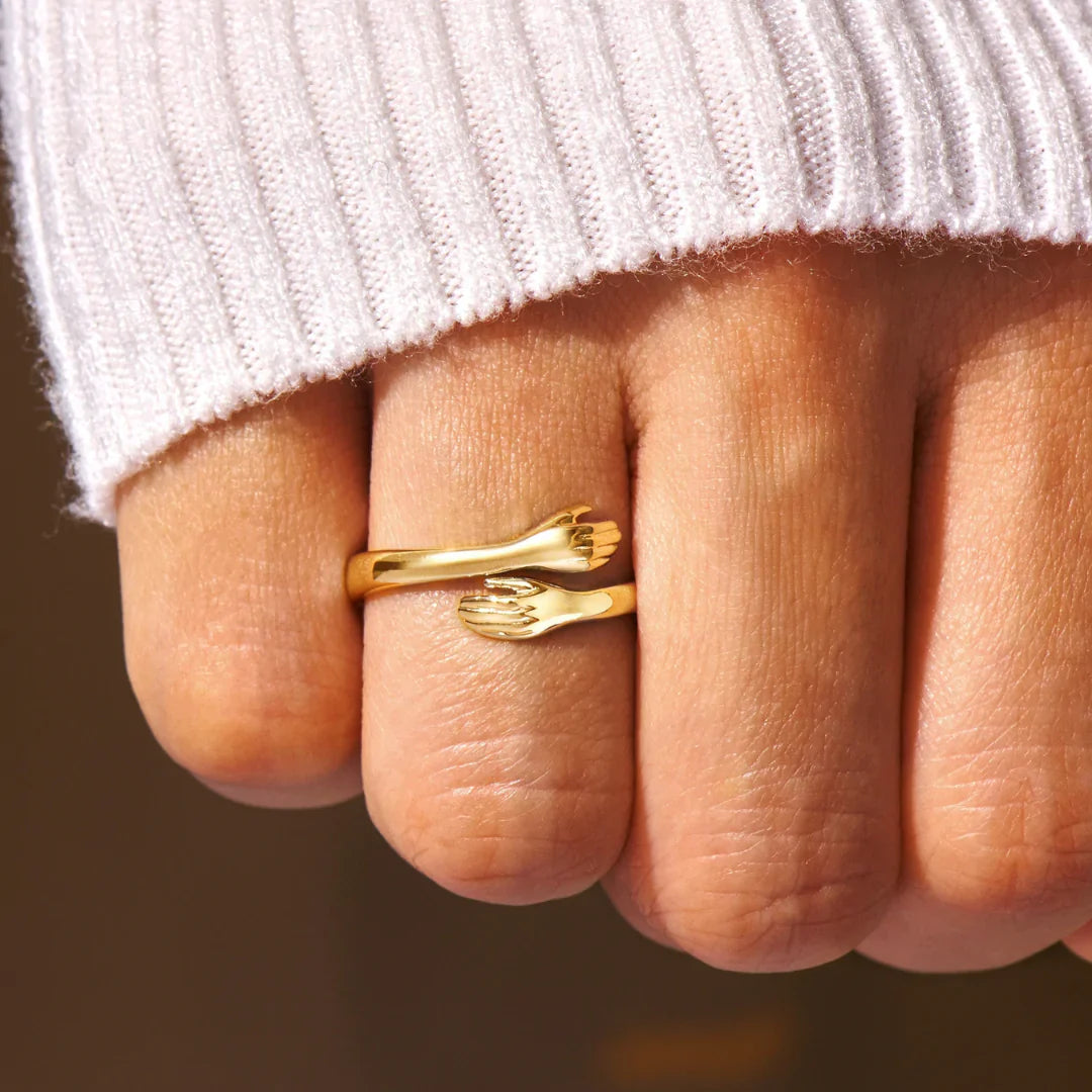 Couple Hug Ring