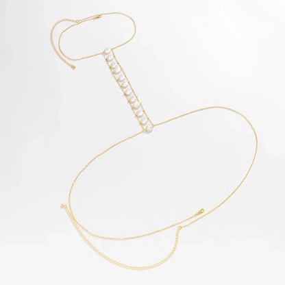 Bohemia Pearl Chest Necklace