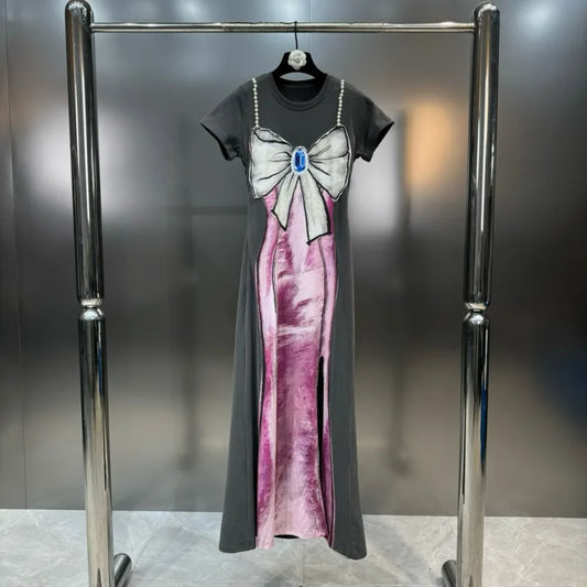 Pearls Long Dress