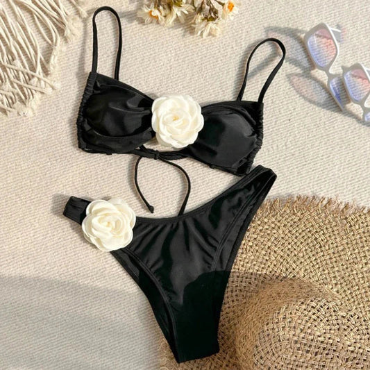 Flower Bandeau Bikini