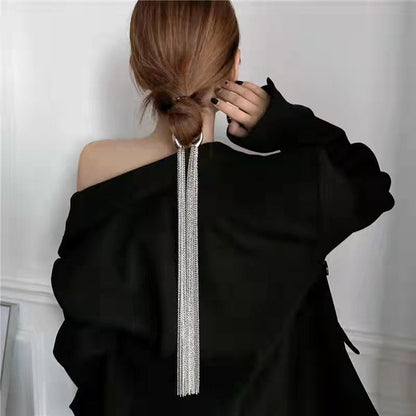 Metal Tassel Hair Clip