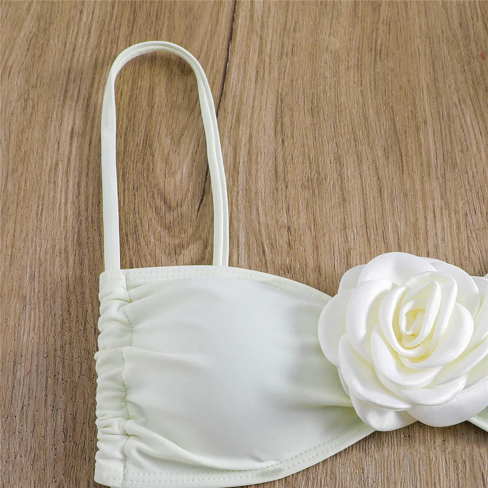 Flower Bandeau Bikini
