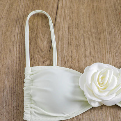 Flower Bandeau Bikini