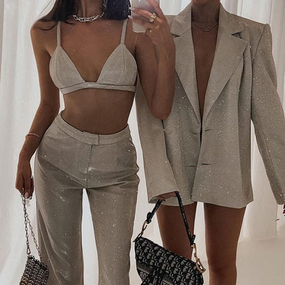 Maria Glitter Bra