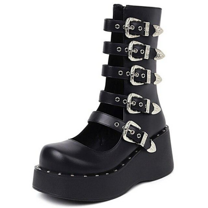 Open Ankle Boots