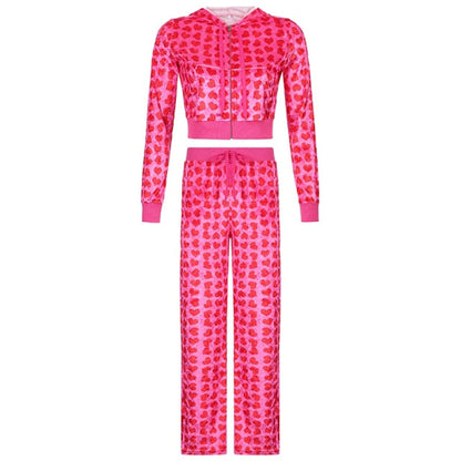 Velvet Heart Print Set