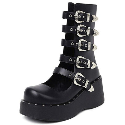 Open Ankle Boots