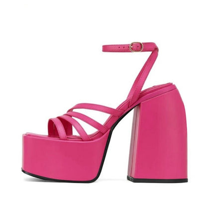 Ava Leather Heels
