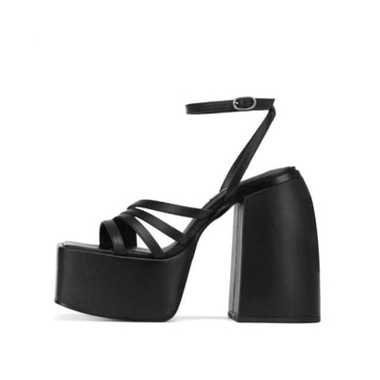 Ava Leather Heels