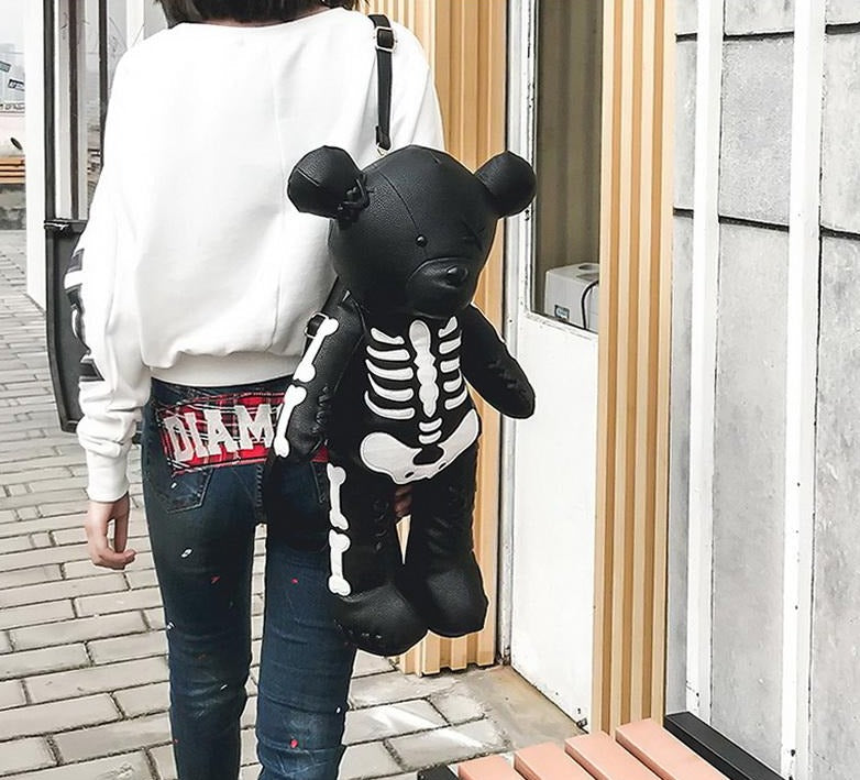 Skeleton Bear Backpack