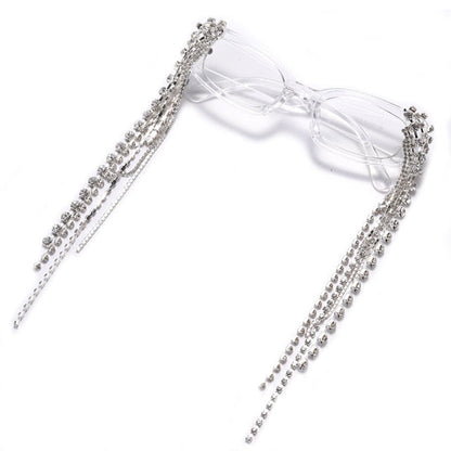 Haiti Tassel Rhinestones Sunglasses