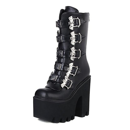 Bat Platform Boots