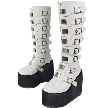 Metal Long Boots