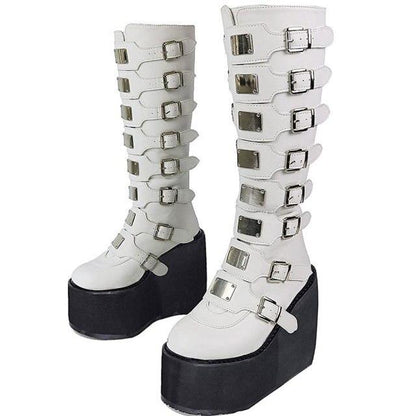 Metal Long Boots